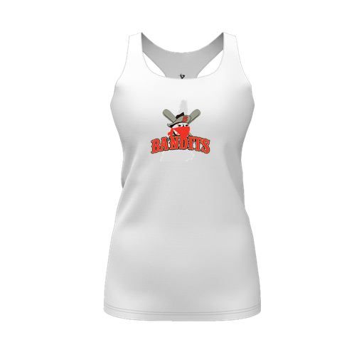 [FT0TRBWH-FYS-LOGO1] Decker Racerback Tank Top (Female Youth S, White, Logo 1)