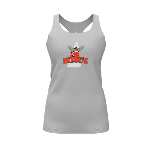 [FT0TRBGY-FYS-LOGO1] Decker Racerback Tank Top (Female Youth S, Gray, Logo 1)