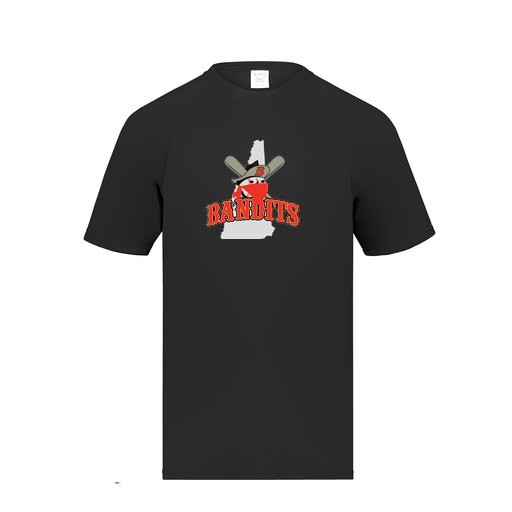 [2790.080.S-LOGO1] Men's Smooth Sport T-Shirt (Adult S, Black, Logo 1)