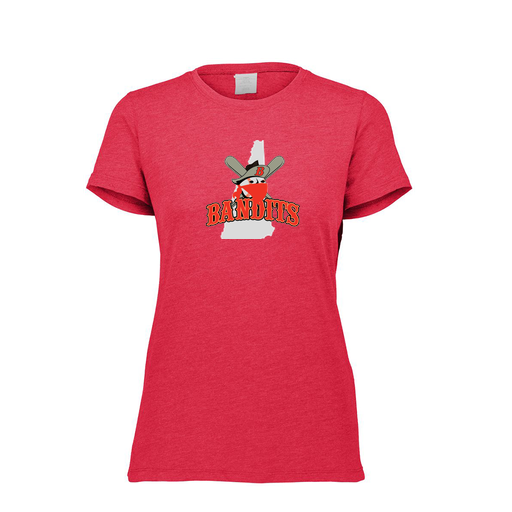 [FTSCUBRD-FAXS-LOGO1] Decker Women's Tri-Blend T-Shirt - Short Sleeve (Female Adult XS, Red, Logo 1)