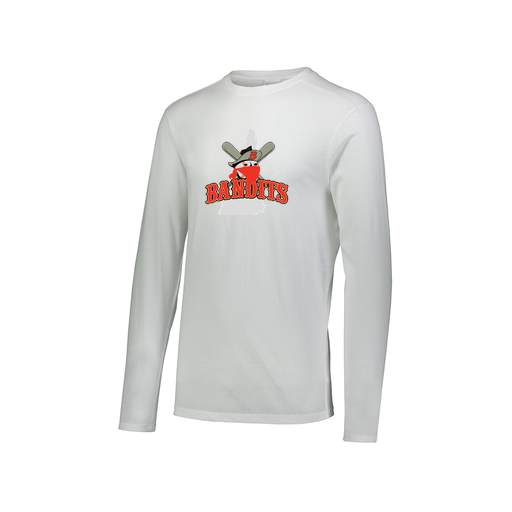 [3075.005.XS-LOGO1] Men's LS Ultra-blend T-Shirt (Adult XS, White, Logo 1)