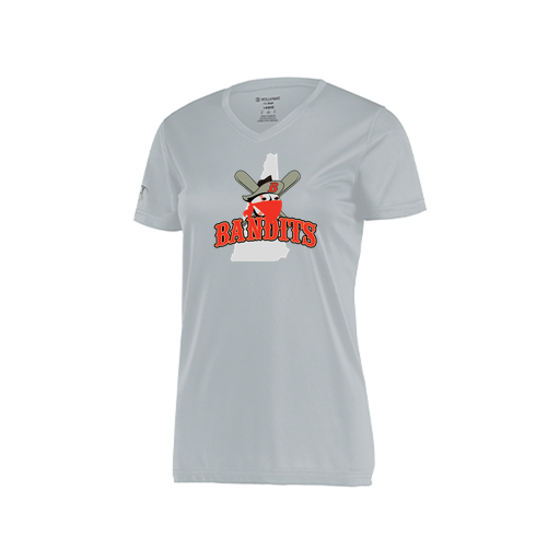 [222820.099.S-LOGO1] Ladies Movement Dri Fit Shirt (Female Adult S, Silver, Logo 1)